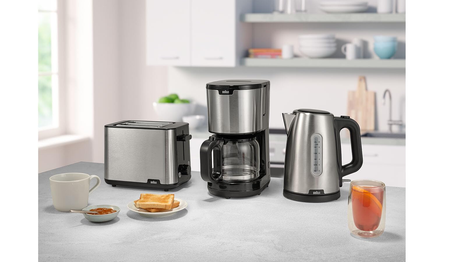 Braun PurShine Toaster HT1510 BK – Doppelschlitz-Toaster, 8 Röstgrade, Aufwärm- & Auftaufunktion, Ausziehbare Krümelschale, 900 Watt, Schwarz