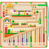 Montessori Magnetspiel Labyrinth für Kinder, Motorik Spielzeug mit Magneten ab 2–6 Jahren, Holzspielzeug Lernspiel für Jungen & Mädchen, Geschenkidee